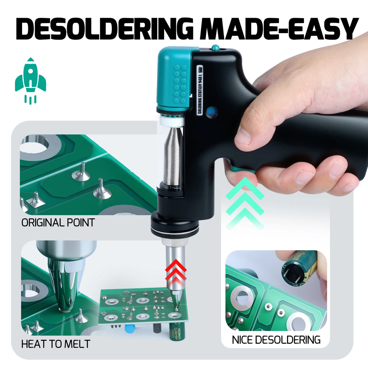 YIHUA 948D-I &ndash; 110W Desoldering Station for SMD Repair