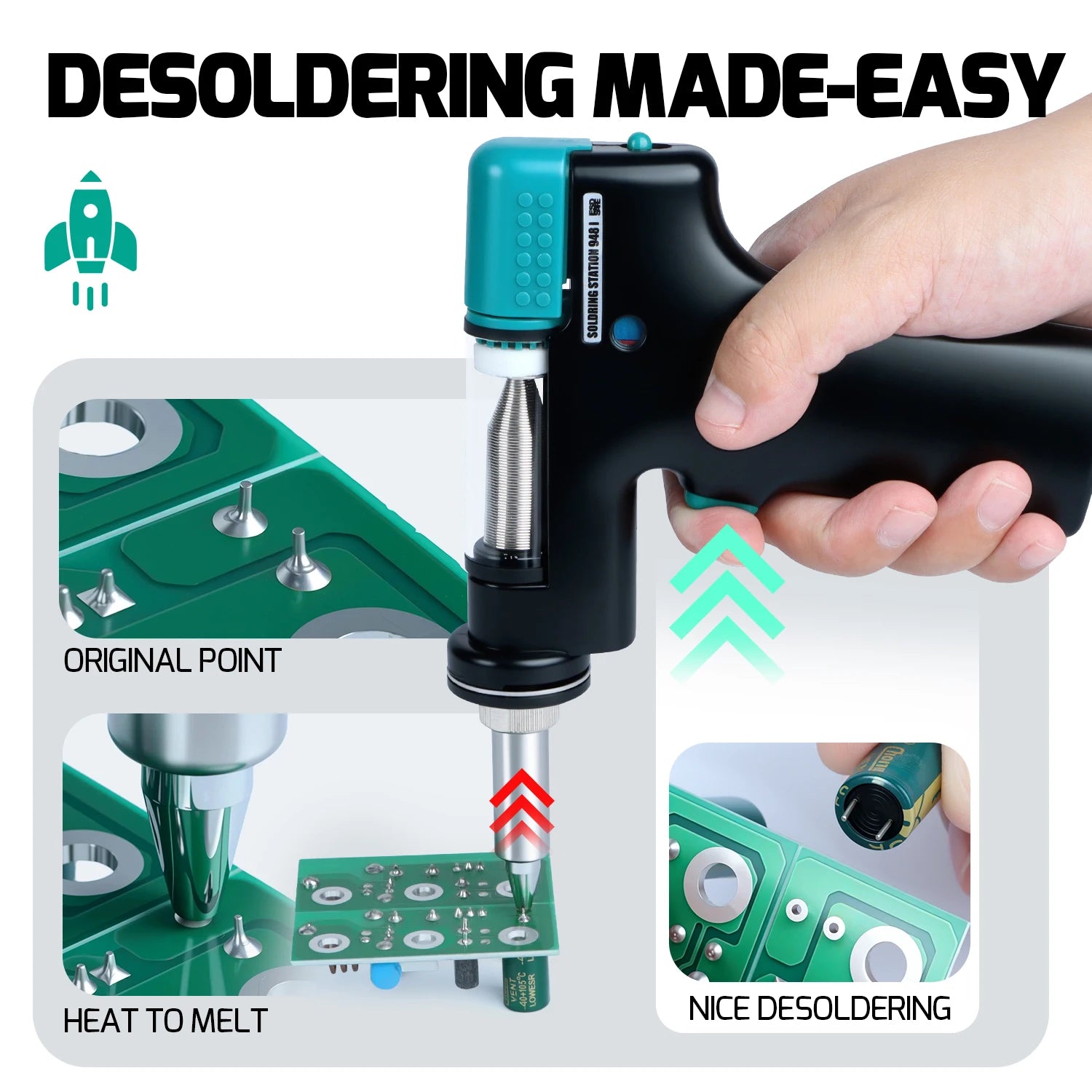 YIHUA 948D-I &ndash; 110W Desoldering Station for SMD Repair