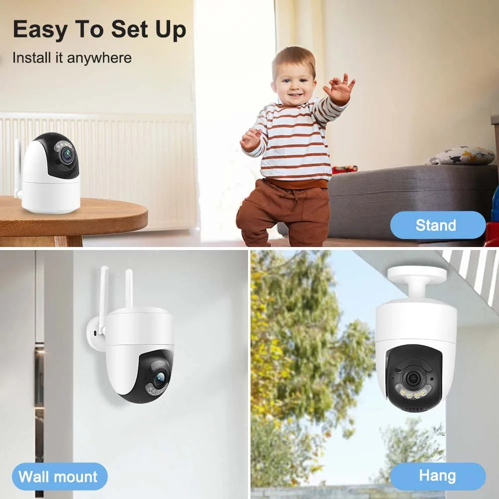 6MP Outdoor WiFi Security Camera