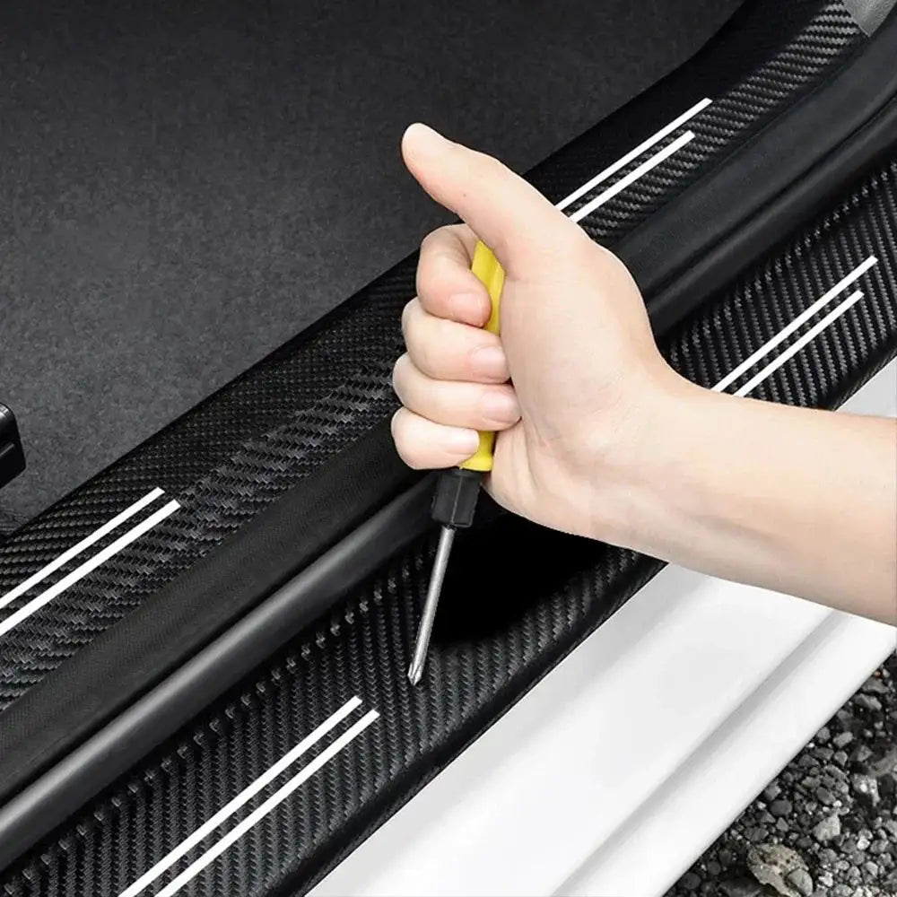 Carbon Fiber Door Sill Protector For Prado LC90 LC150