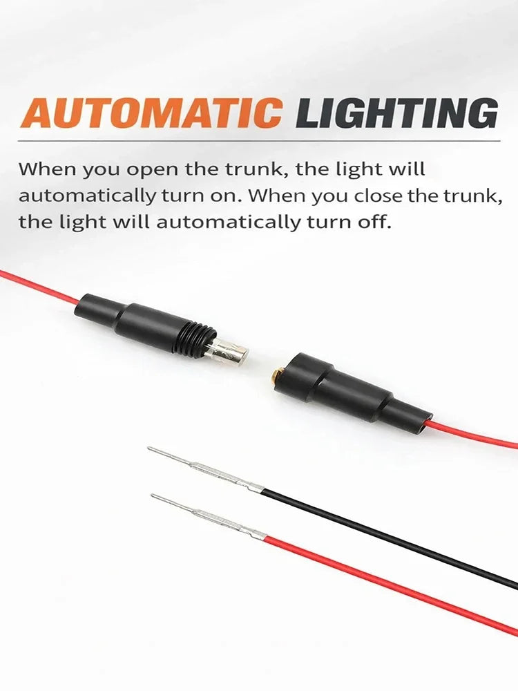 Draadloze LED-lichtstrip voor de autokofferbak met automatische sensor, 2 m 4 m, hoge helderheid