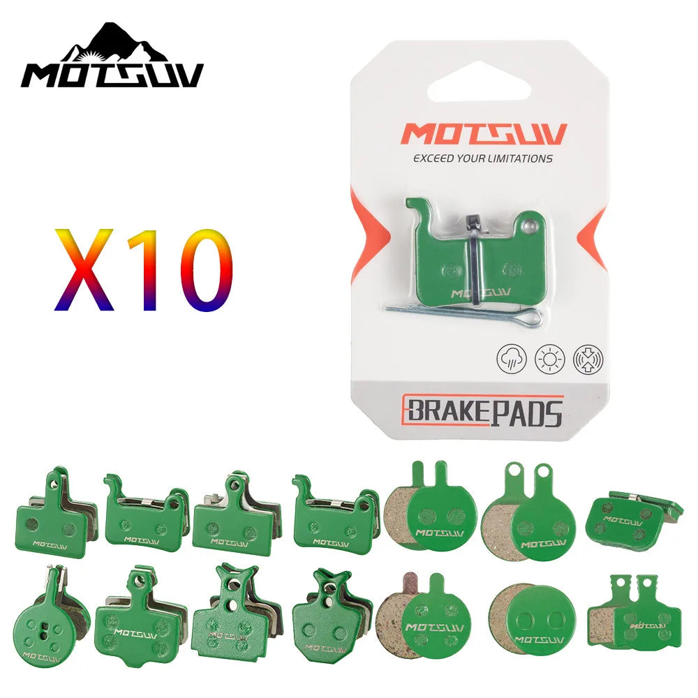 10 Pairs MTB Disc Brake Pads Ceramic &ndash; Ceramic Pad Formula