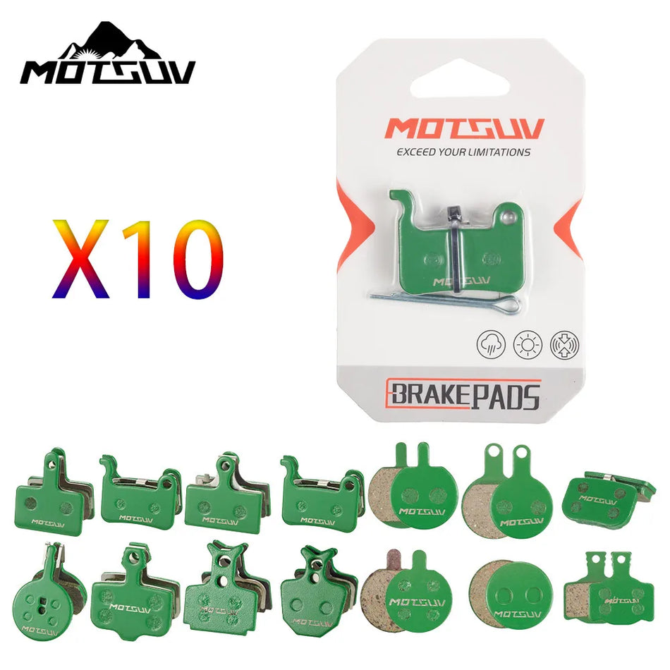 10 Pairs MTB Disc Brake Pads Ceramic &ndash; Ceramic Pad Formula