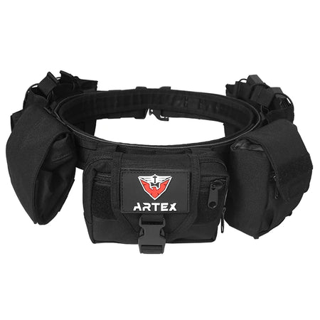ARTEX AY-2002 Outdoor Battle Belt &ndash; Includes Pouches black color