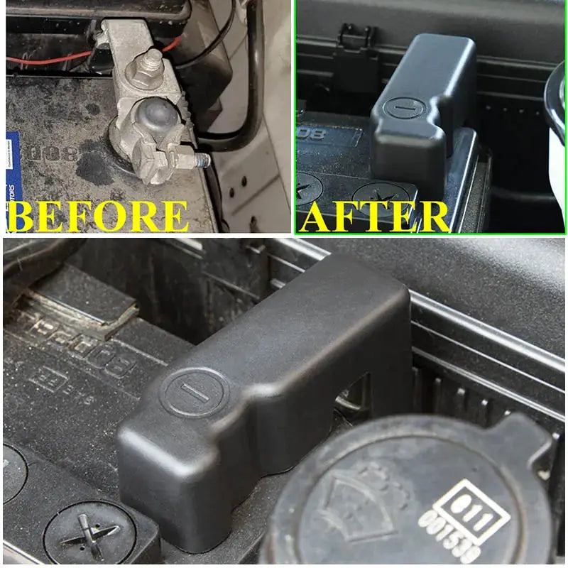 For Toyota 4Runner Lexus GX460 GX J150 2010-2018 Battery Anode Negative Pole Terminal Protector ABS Cover Trim Cap Lid Stickers by InterCyprus Trading Ltd