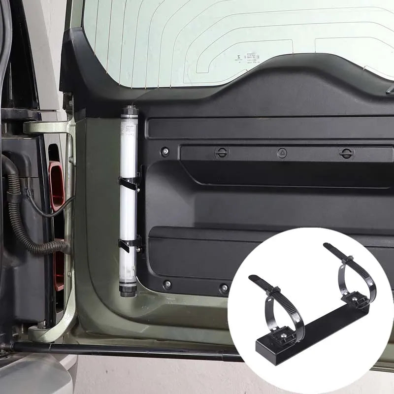 Uchwyt na gaśnicę z ABS w kolorze czarnym do tylnej klapy Defender 90 110