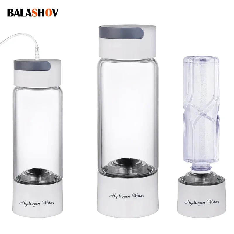 380ML Hydrogen Water Generator Bottle &ndash; Dual Chamber