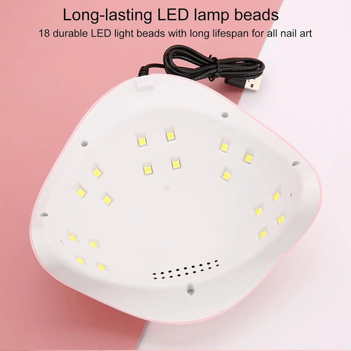 YIKOOLIN X3 Nail Lamp &ndash; Portable USB Charging, Multi Modes