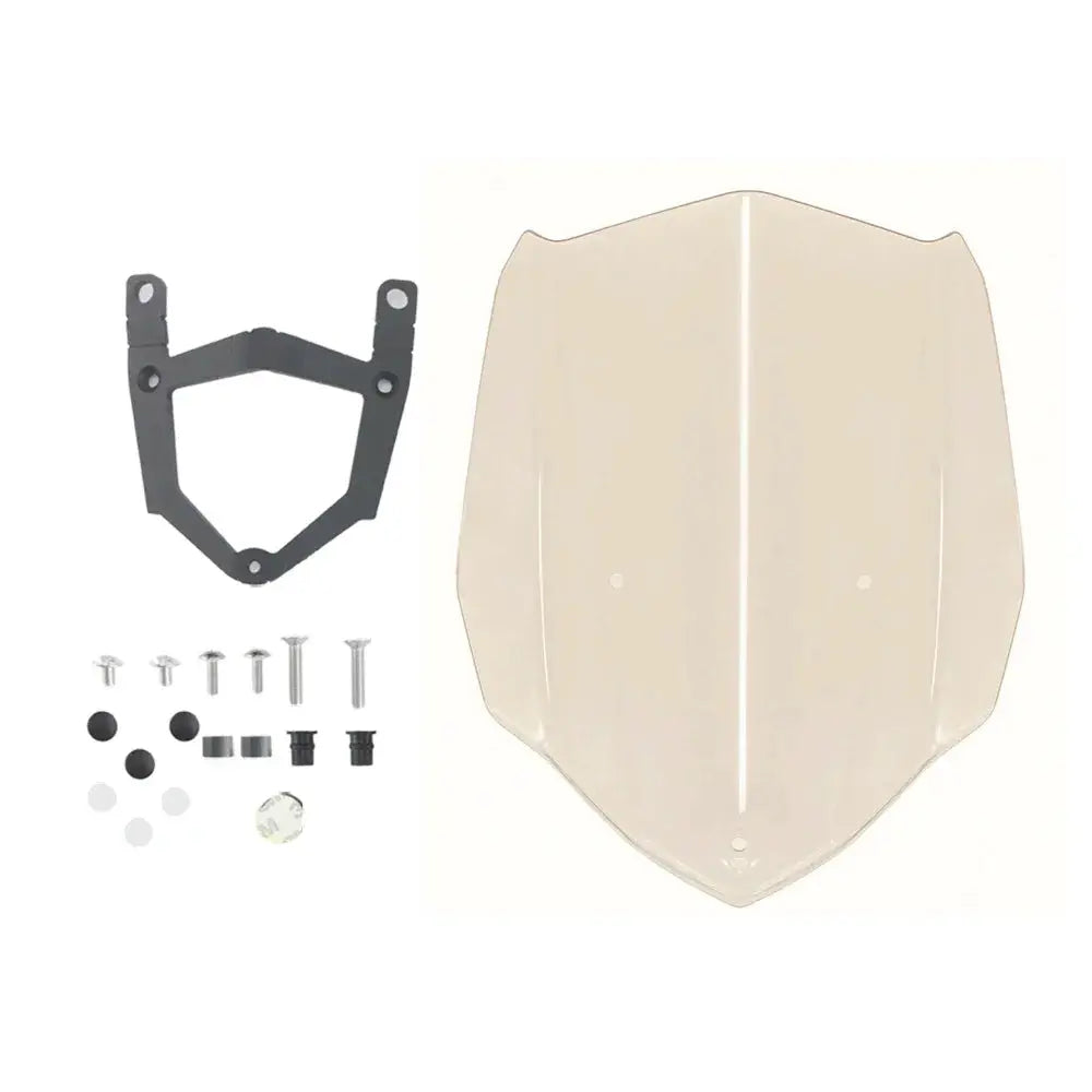 Windscreen For Yamaha MT03 MT 03 2016-2018 2019 Motorcycle Wind Shield Screen Deflector Sport Touring Racing Windshield Bracket by InterCyprus Trading Ltd