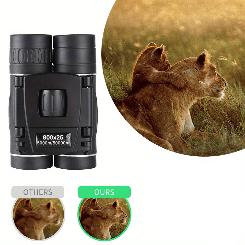 800X25 Binoculars &ndash; Long Range HD Folding Pro Optics