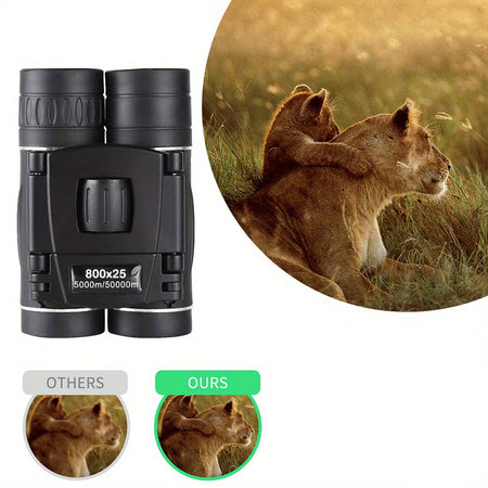 800X25 Binoculars &ndash; Long Range HD Folding Pro Optics