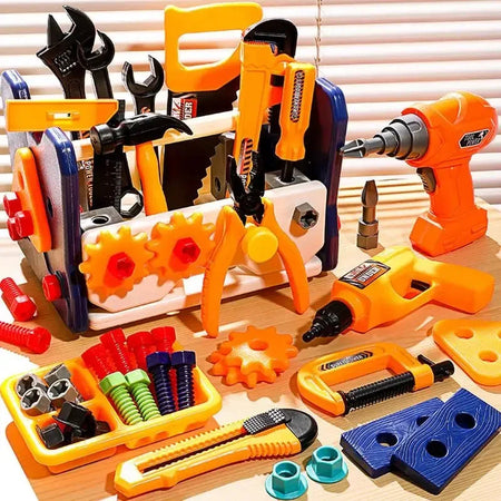 Screw Blocks Set Pretend Tools &ndash; 40Pcs Kids Repair Tool Set