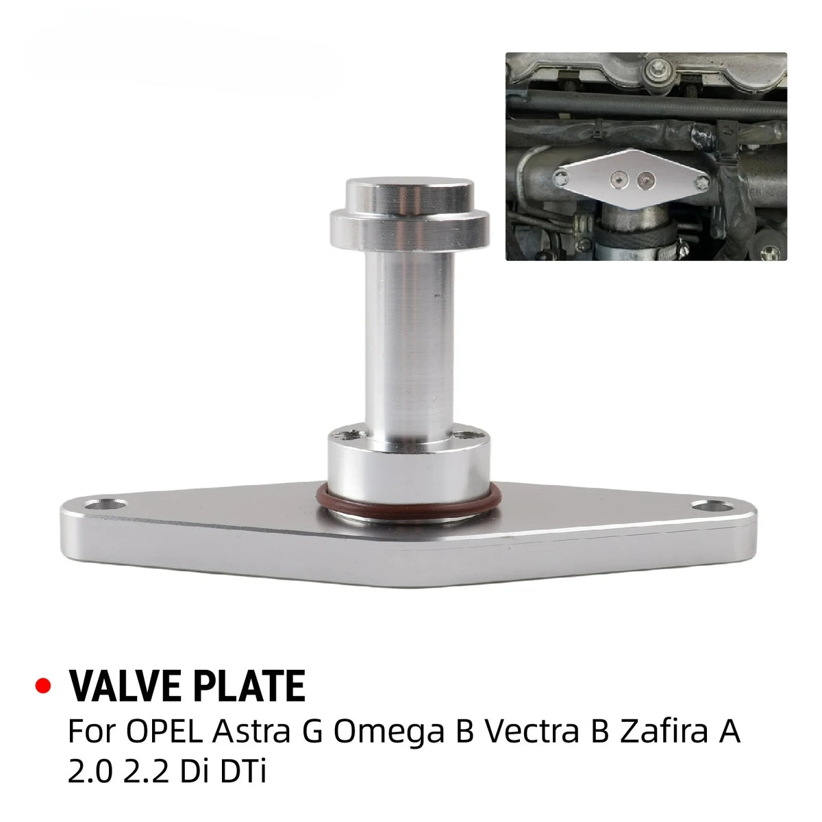 Aluminum Valve Plate for OPEL Astra G Vectra B Zafira A 2.0 2.2 Di by InterCyprus Trading Ltd