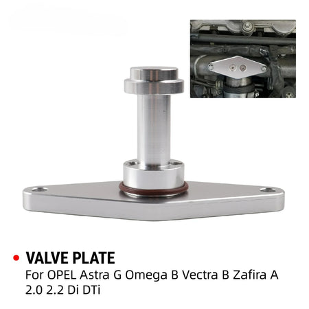 Aluminum Valve Plate for OPEL Astra G Vectra B Zafira A 2.0 2.2 Di by InterCyprus Trading Ltd