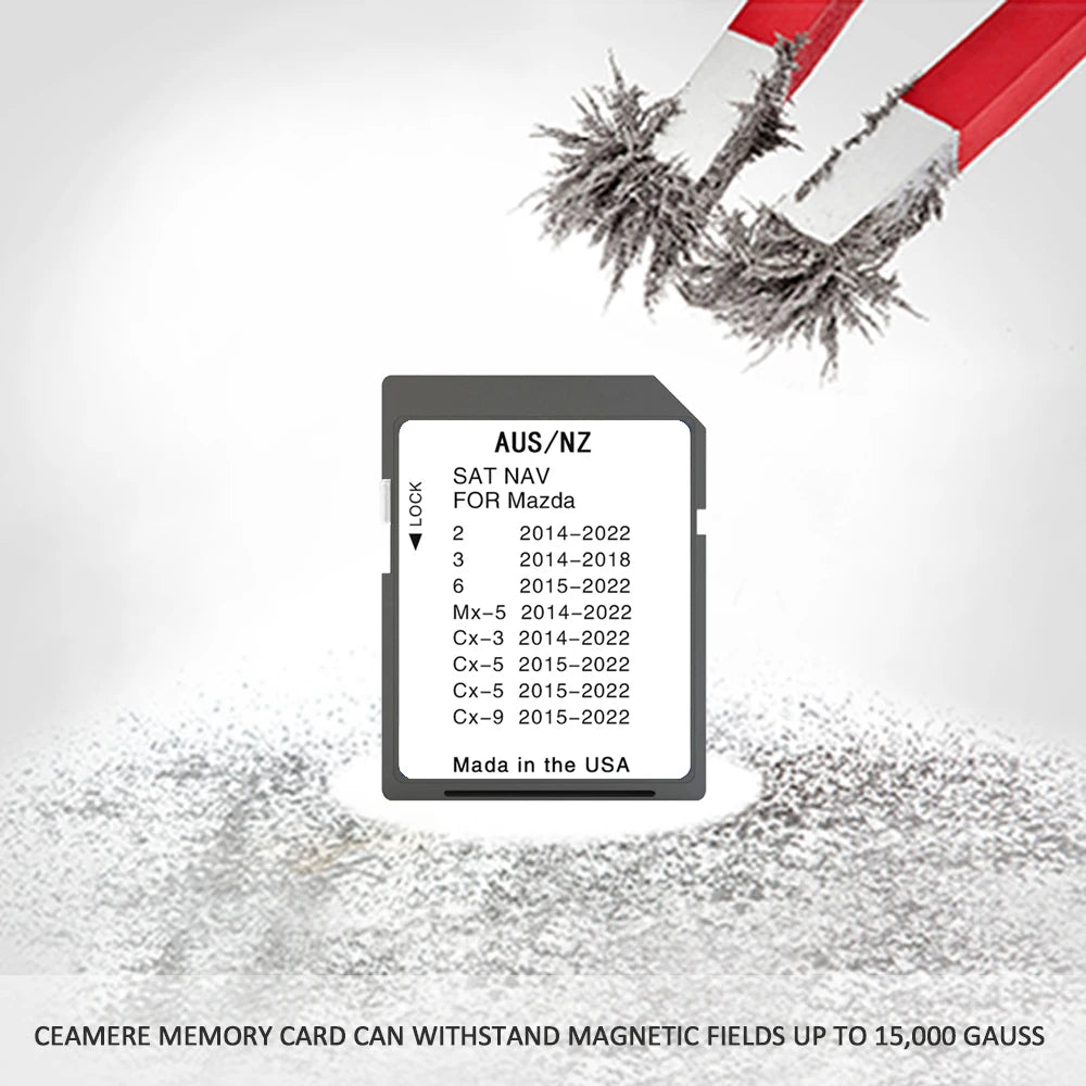 SD Card Upgrade 2024 Mazda Maps &ndash; 16GB Update GPS System