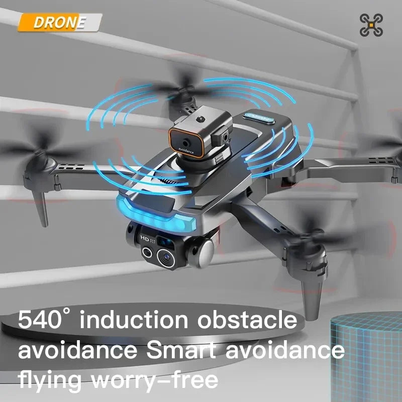 🟠 Νέο πρωτότυπο Drone P15 χωρίς ψύξη εμπόδια αποφυγή GPS Automatic Return 4K/8K HD Αεροφοδική φωτογραφία Διπλή κάμερα RC 500m