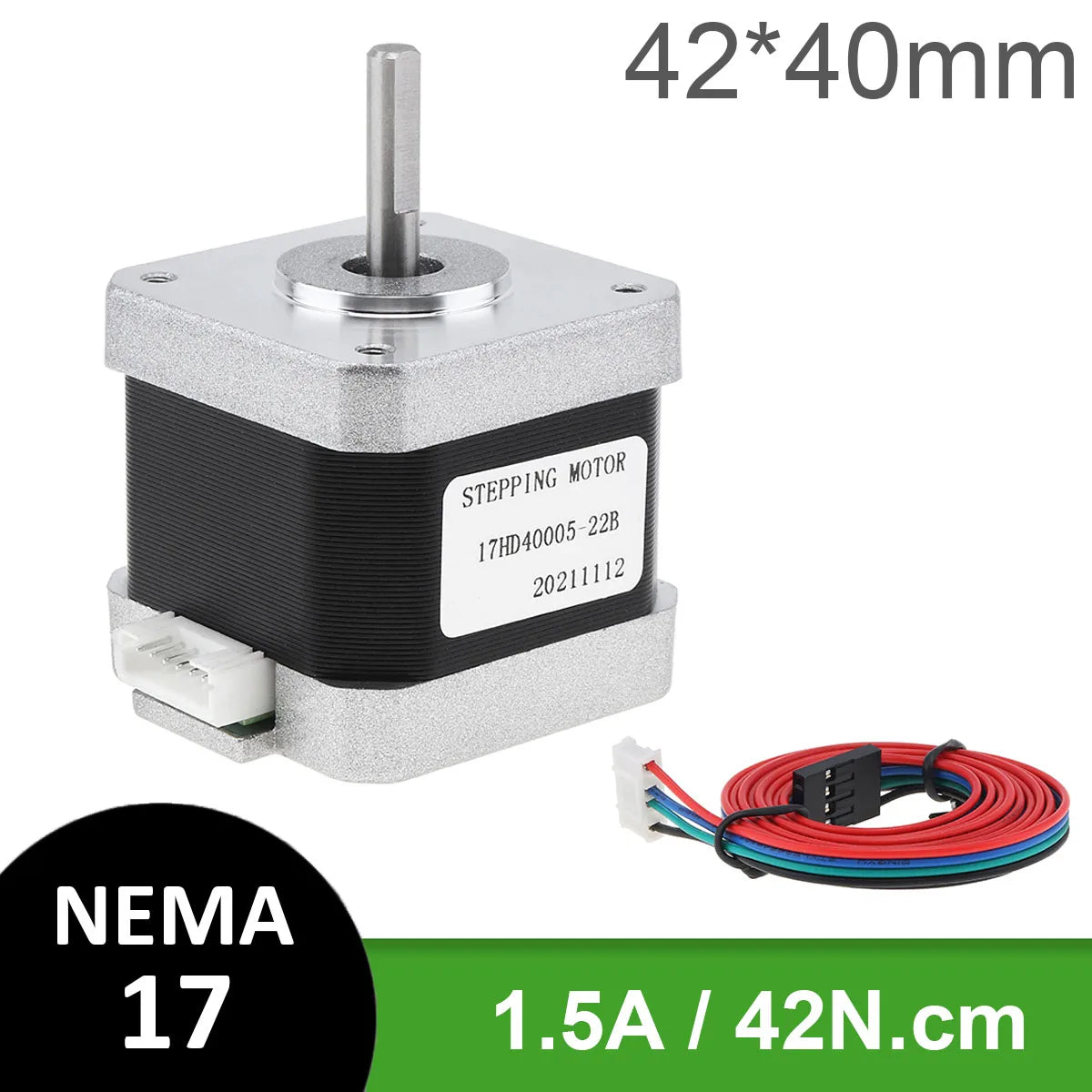 Nema 17 23 Stepper Motor Accessories &ndash; Exceptional Precision and Reliability Nema 17 1.5A 42N.cm / CHINA