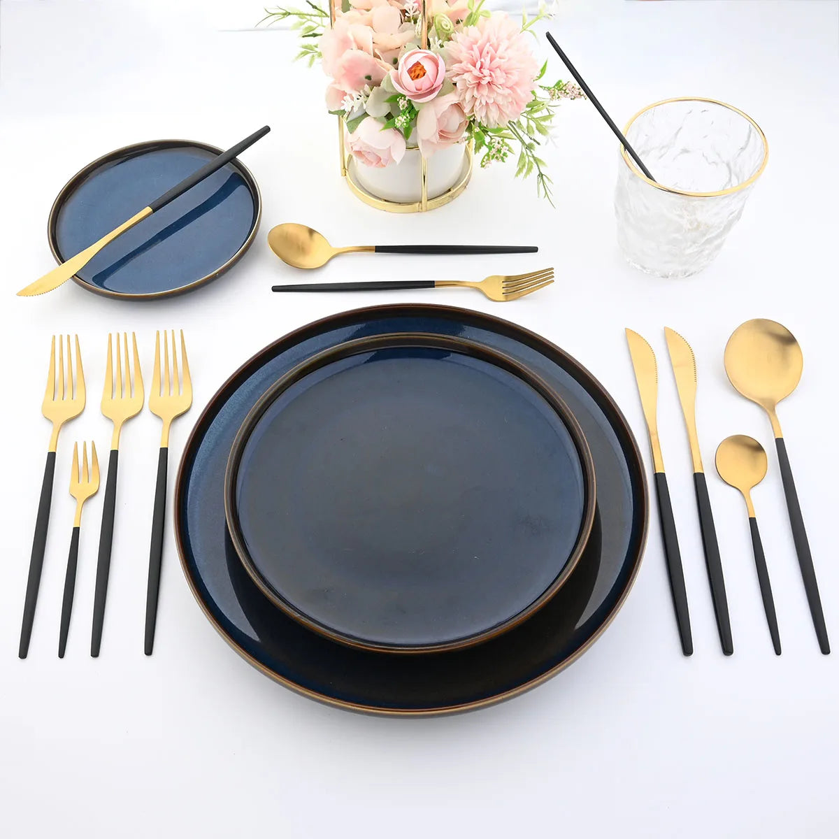 KNGZI 6Pcs Matte Stainless Steel Dinner Fork Set &ndash; Eco-Friendly Design