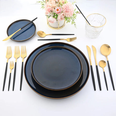 KNGZI 6Pcs Matte Stainless Steel Dinner Fork Set &ndash; Eco-Friendly Design