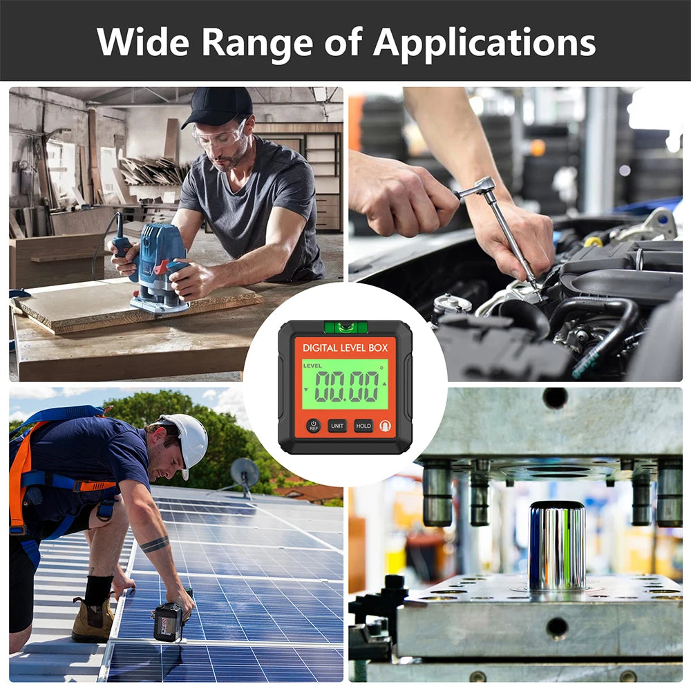 Digital Angle Gauge Magnetic Protractor &ndash; Ultra Lightweight