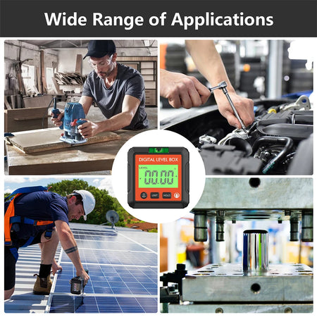 Digital Angle Gauge Magnetic Protractor &ndash; Ultra Lightweight