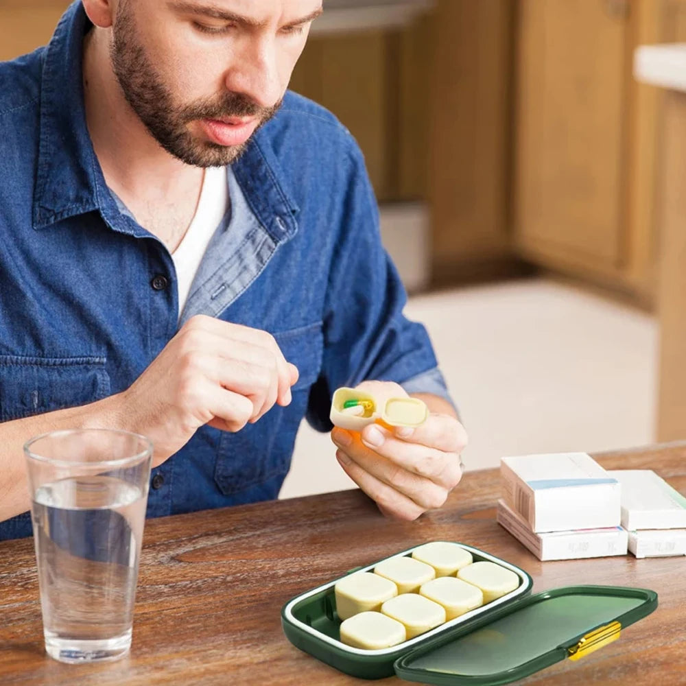 YQQGD Pill Organizer &ndash; Large Capacity for Daily Medication Management