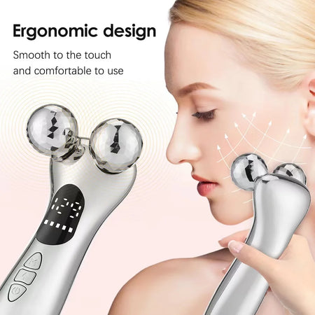 Dubniy Electric Facial EMS Micro-current Beauty Instrument &ndash; LED Display For 4D Face Lift