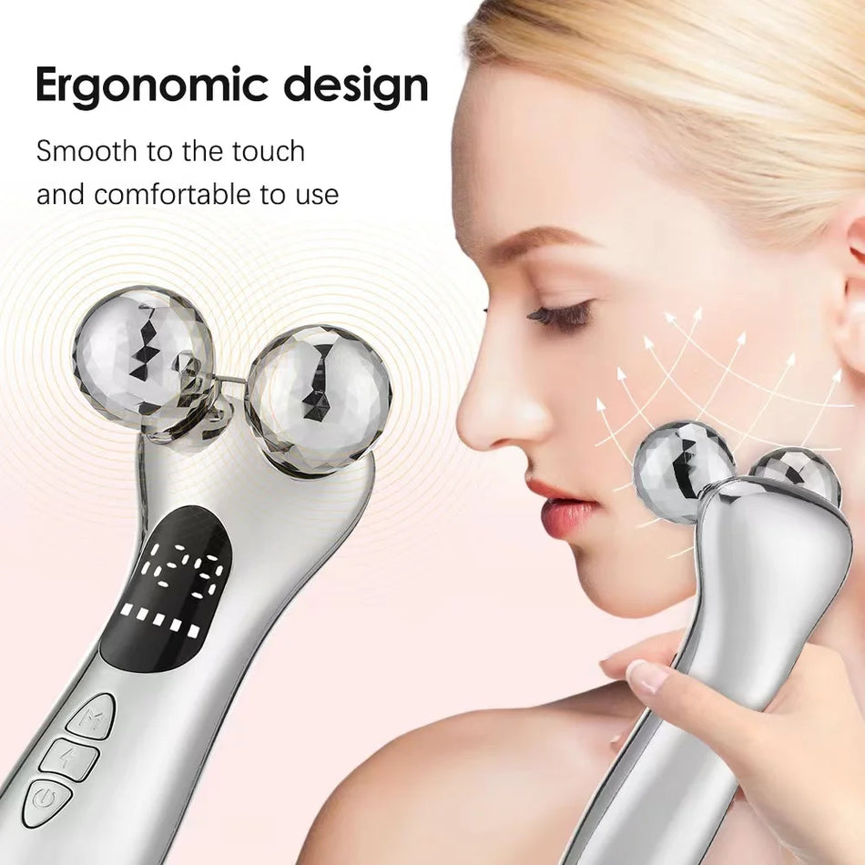 Dubniy Electric Facial EMS Micro-current Beauty Instrument &ndash; LED Display For 4D Face Lift