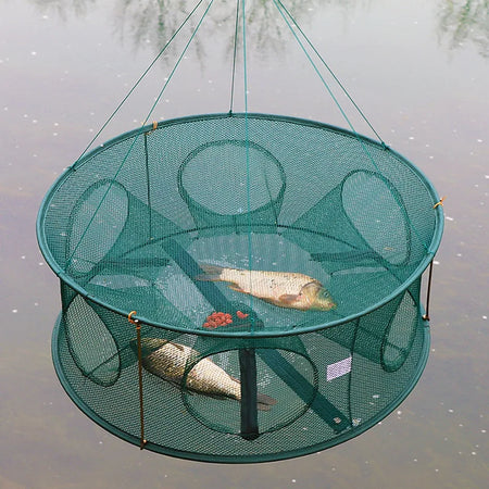 Automatic Fishing Nets - Durable, Portable Shrimp &amp; Crab Trap Cage