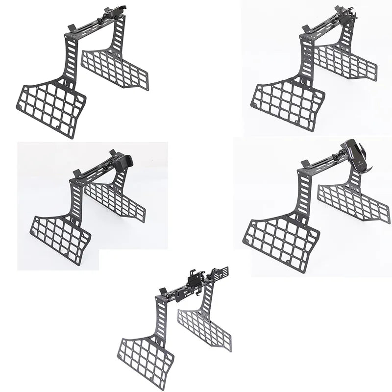 Supporto per telefono nero in lega di alluminio Ford Ranger 2015-2022