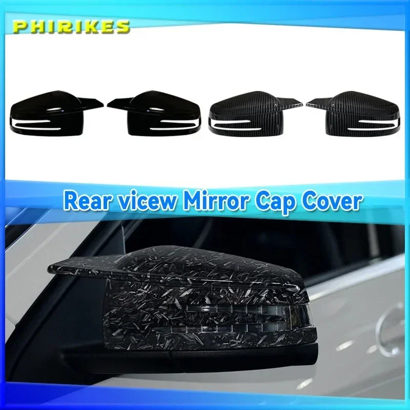 Черные крышки боковых зеркал для Mercedes Benz W176 W246