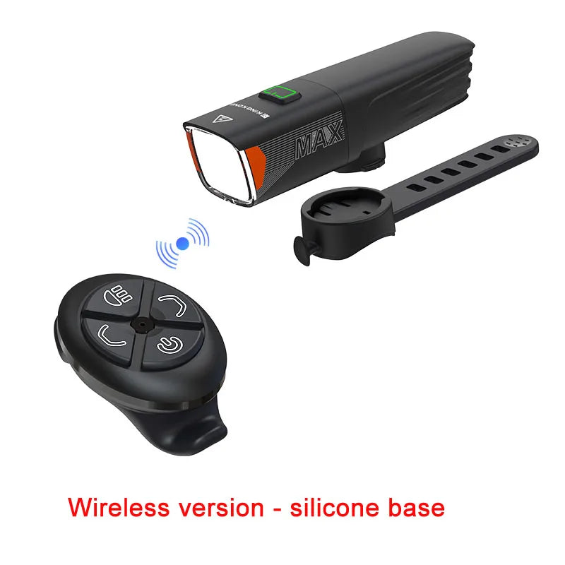King Kong Wireless Remote Control Bicycle Light with Multiple Modes Silicone wireless / 1000-1500 Lumen / CHINA|1000-3000 Mah