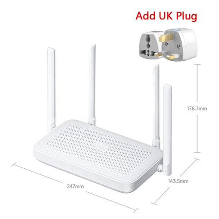 Xiaomi Router AX1500 WiFi 6 &ndash; Dual Band Mesh Networking add UK Plug