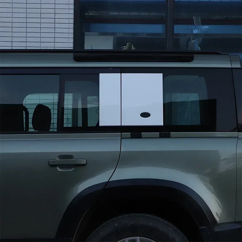 Defender 110 130 Modanatura Pannello Finestrino Posteriore ABS Fibra di Carbonio