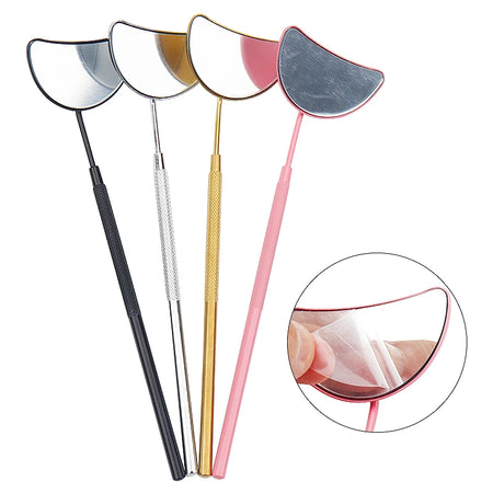 Myaokue-up Semicircle Eyelash Extension Checking Mirror
