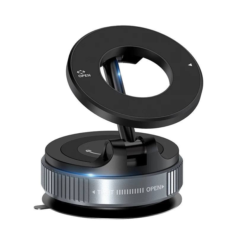 K007 Magnetic Car Phone Holder &ndash; Foldable Design and 360 Rotation Black