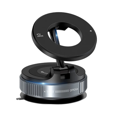 K007 Magnetic Car Phone Holder &ndash; Foldable Design and 360 Rotation Black