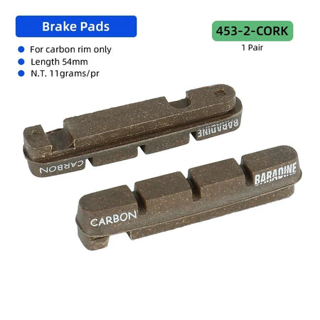 Baradine 453 Brake Pads &ndash; Advanced Heat Dissipation Technology 453CORK 1 Pair / CHINA