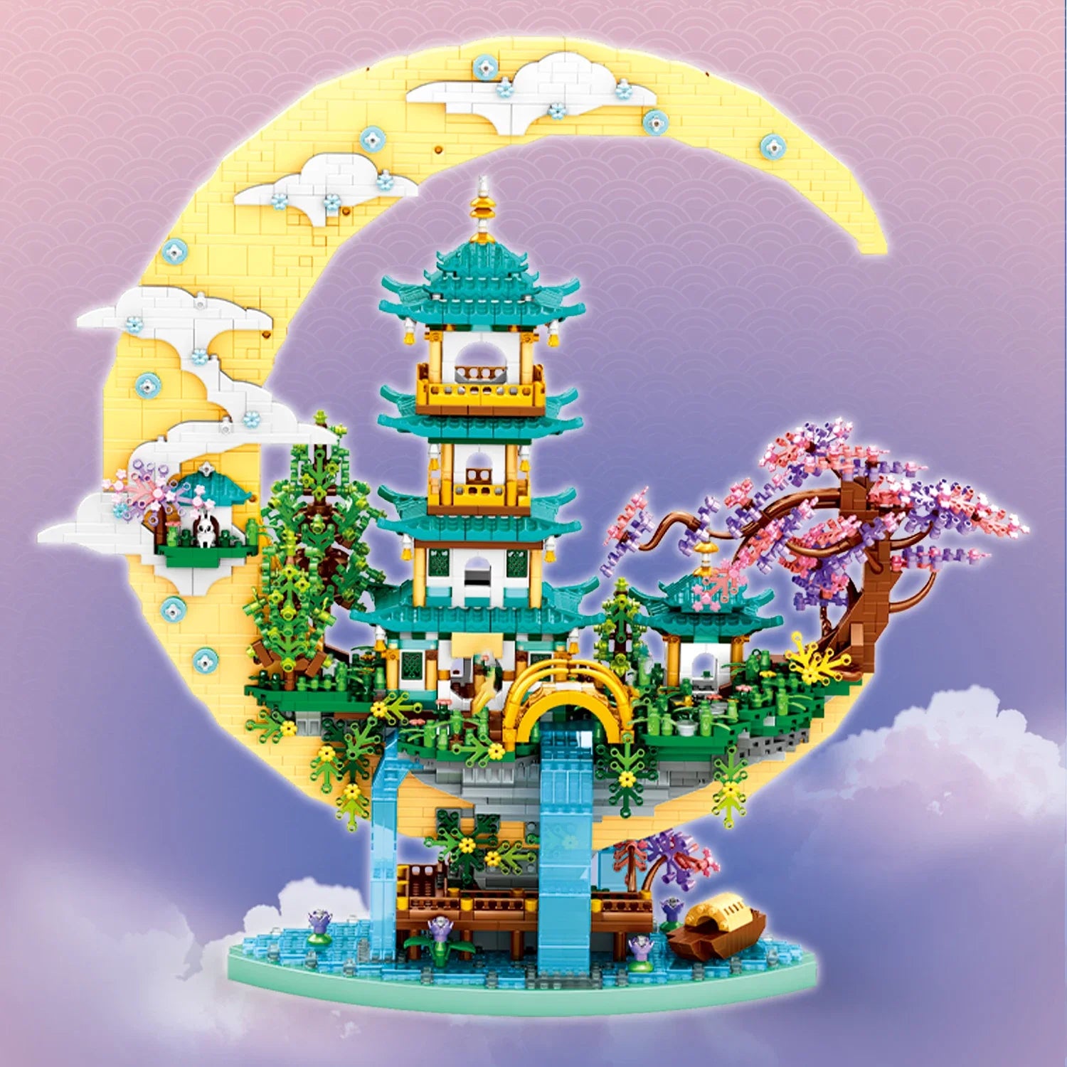 Chinese Architecture Building Block Set &ndash; Creative DIY Assembly Fun