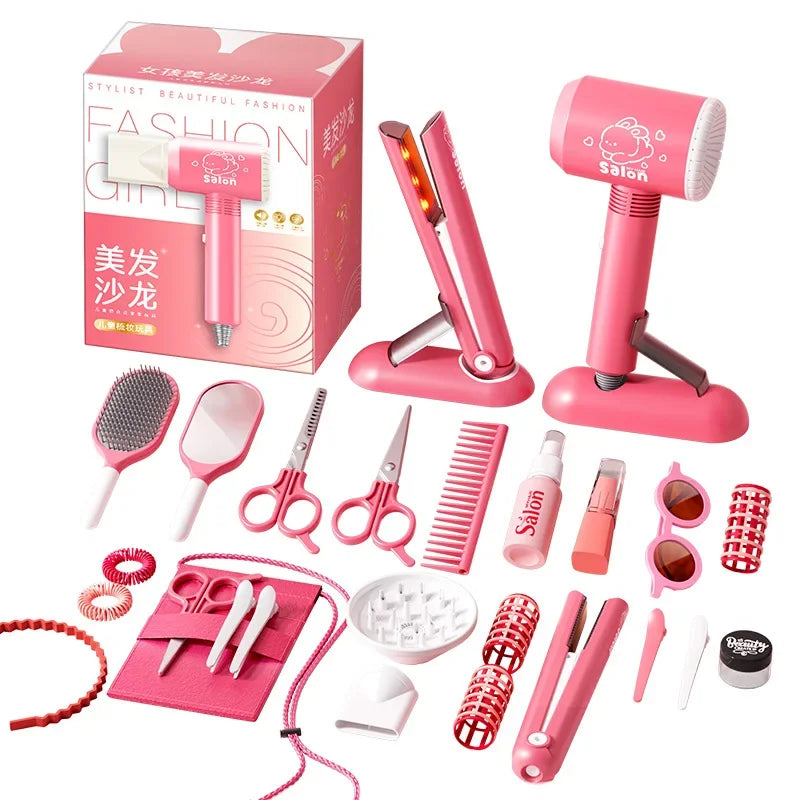 Girls Beauty Salon &ndash; Realistic Pretend Hair Styling Kit