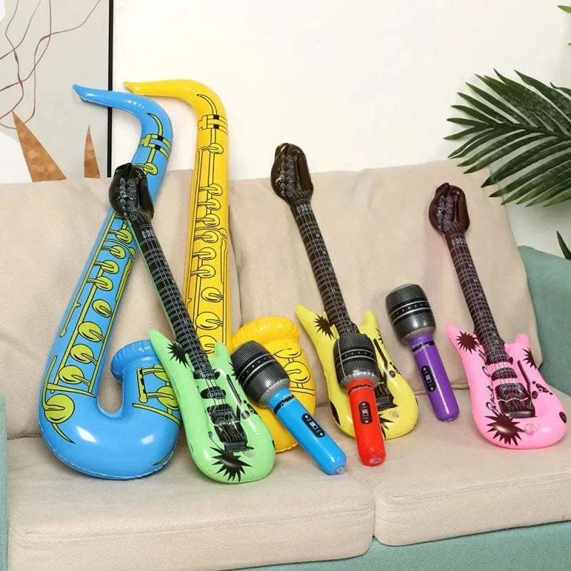 Inflatable Instruments Toy Music Balloons Set &ndash; Endless Fun for Kids Parties