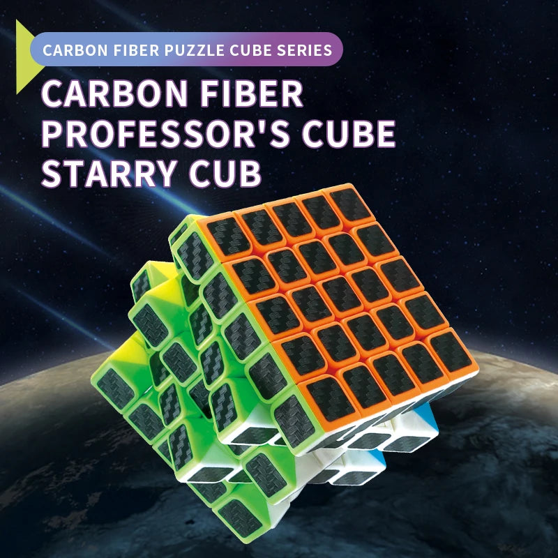 Carbon Fiber Professor's Cube &ndash; Multi-Dimensional Speed Puzzle