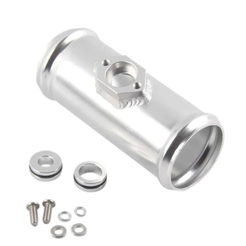 2.5 collu alumīnija flanča caurule ar adapteri VW Jetta/Golf/Beetle kartes sensoram