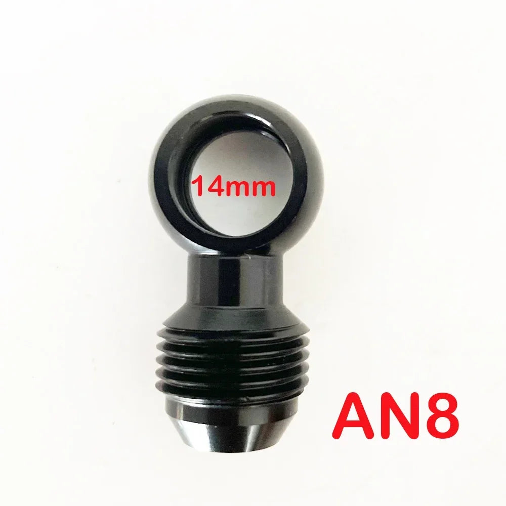 Aluminum Brake Banjo Fitting With AN3 AN4 AN6 AN8 AN10 Adapter Bolt by InterCyprus Trading Ltd