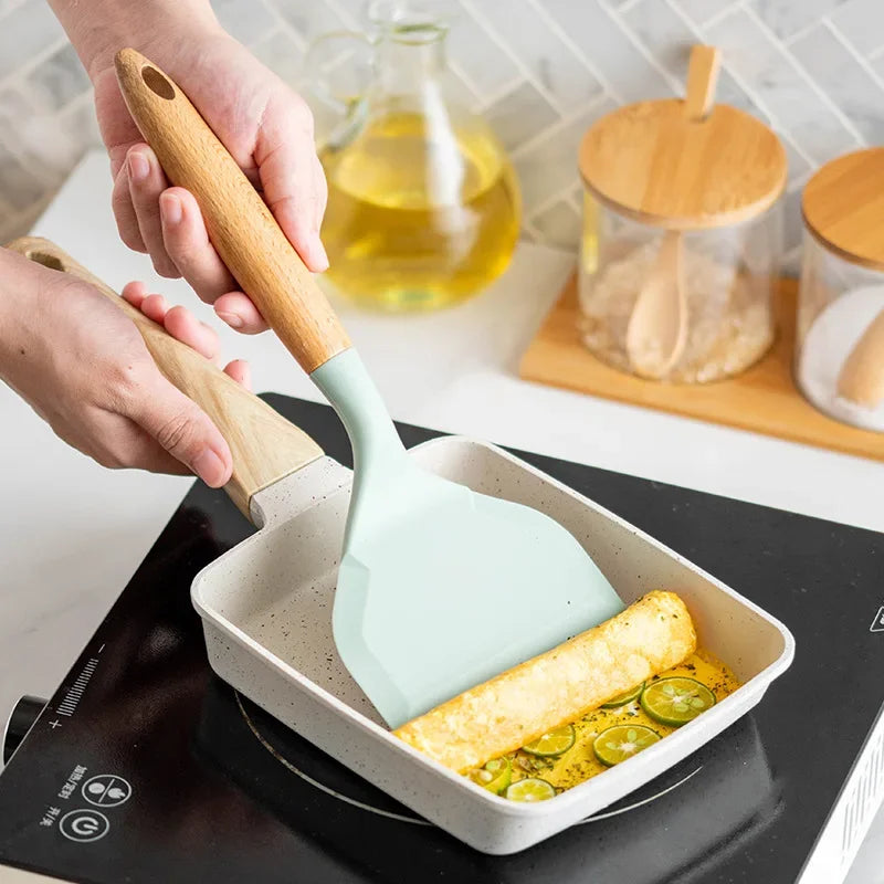 Non-Stick Silicone Spatula &ndash; Eco-Friendly Cooking Tool