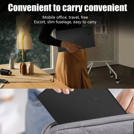 MUCAI N140-S36 14" Portable Monitor with 60Hz TN Panel and Built-in Speakers