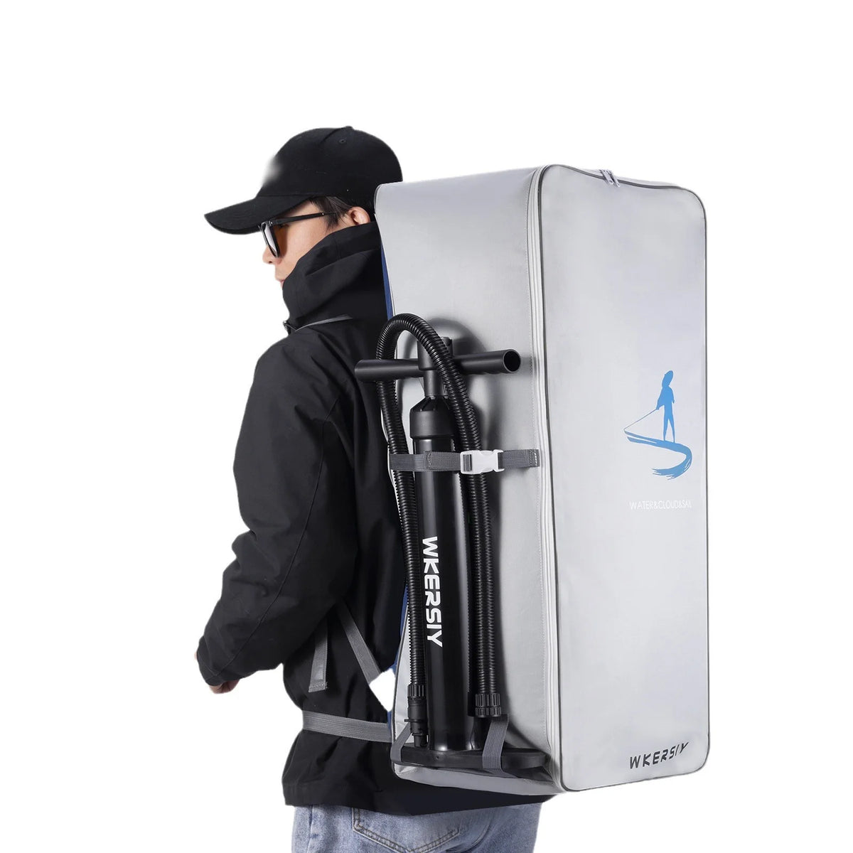 105L Paddle Board Backpack &ndash; Waterproof Large Capacity White