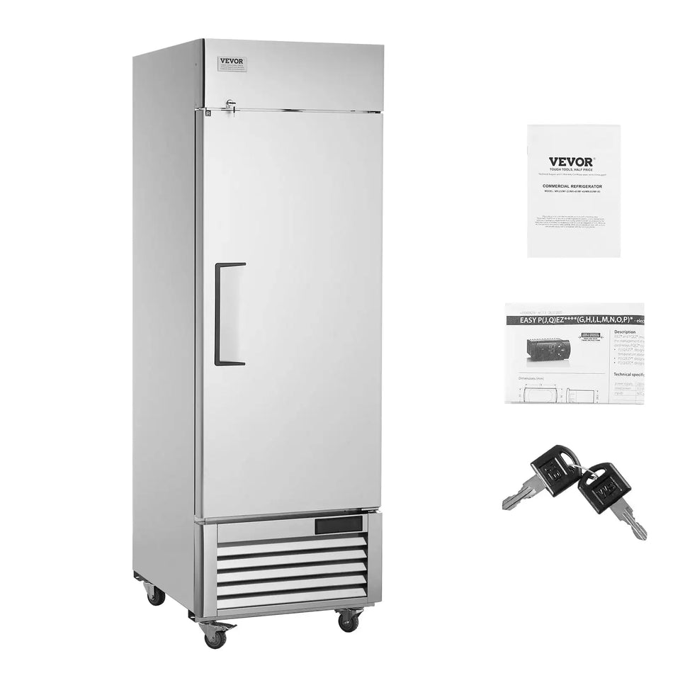 Reach In Upright Refrigerator Auto Defrost LED 547L / United States