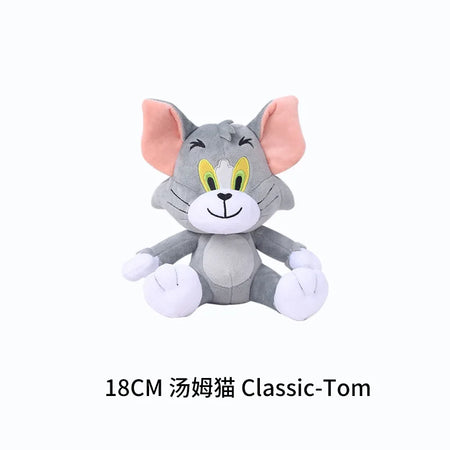 Tom and Jerry Plush Toys - Adorable Stuffed Dolls for Kids 18cm Classic-Tom