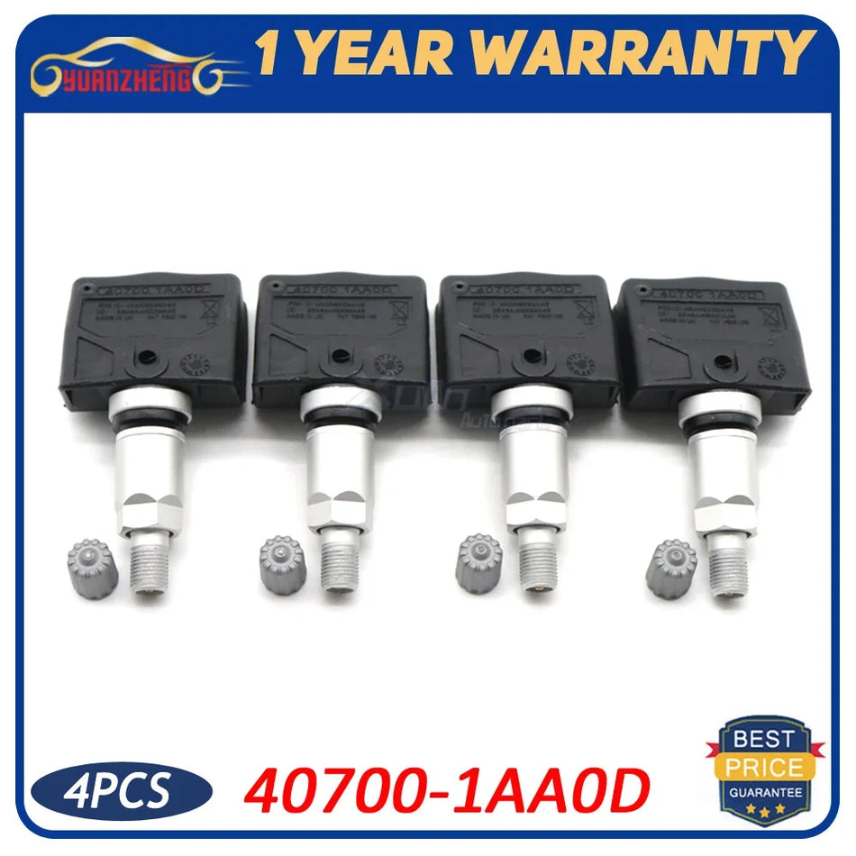 Infiniti M35 TPMS Sensor 40700-1AA0D, 315MHz, OEM Replacement